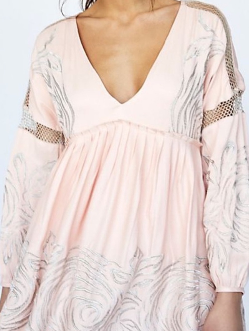 Free People Starlight mini dress size medium - Picture 3 of 9